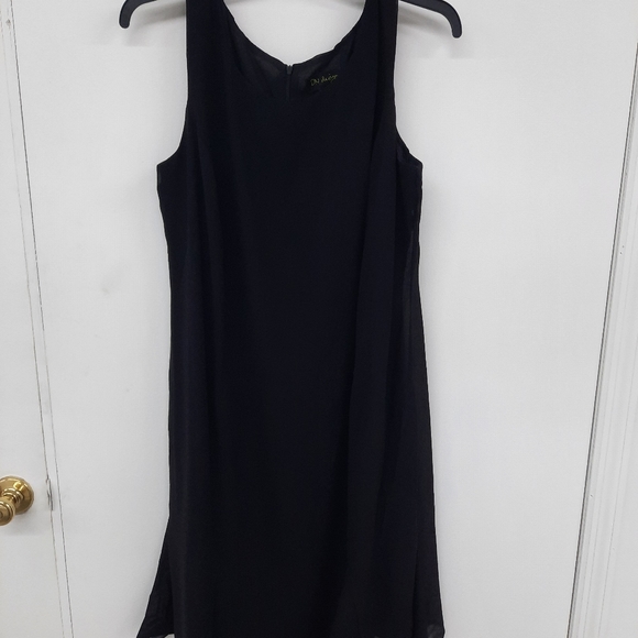 Size 20W 2pc Women's Black Elegant Dress w/  Lightweight Suit Coat Set Outfit - Picture 7 of 9